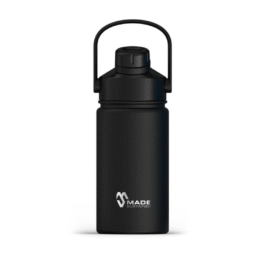 RVS Fles - Flip & Chug - Black